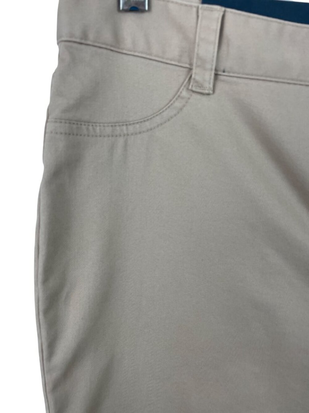 Nautica School Uniform Stretch Bermuda Khaki Shorts Girls Size 15 - Picture 4 of 12